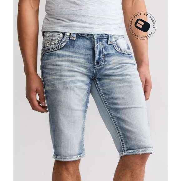 Rock Revival Other - NWOT ROCK REVIVAL MEN'S SHORTS JEAN SHORTS 34 , 36,40  ASHER Stretch